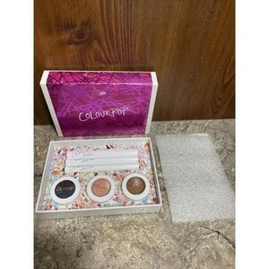 ColourPop Barely Blitzed Set Super Shock Eye Shadow & Lippie Stix 6 Total Pieces